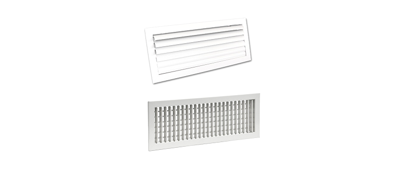 Grilles de soufflage